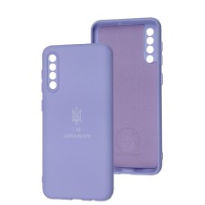 Чохол для Samsung Galaxy A50 / A50s / A30s Full Premium Тризуб бузковий / dasheen