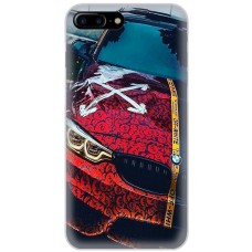 Чохол для iPhone 7 Plus / 8 Plus MixCase авто бмв з малюнком долара