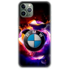 Чохол для iPhone 11 Pro MixCase авто бмв лого в диму