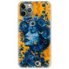 Чохол для iPhone 11 Pro Max MixCase патріотичні жіноча блакить