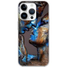 Чохол для iPhone 15 Pro MixCase асорті бронзові люди