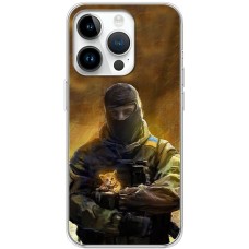 Чохол для iPhone 15 Pro MixCase патріотичні захисник