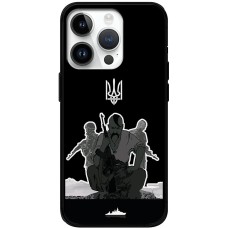 Чохол для iPhone 15 Pro MixCase патріотичні козак з автоматом