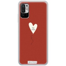 Чохол для Xiaomi Redmi Note 10 5G / Poco M3 Pro Mixcase для закоханих 23