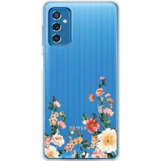 Чохол для Samsung Galaxy M52 (M526) Mixcase квіти квіточки