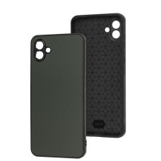 Чохол для Samsung Galaxy A04 (A045) Graphite carbon forest green