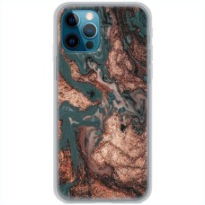 Чохол для iPhone 14 Pro Max MixCase мармур темно-зелений