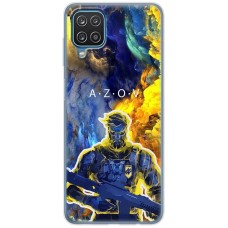 Чохол для Samsung Galaxy A12 / M12 MixCase патріотичні військовий Азов