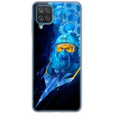 Чохол для Samsung Galaxy A12 / M12 MixCase патріотичні ас і соняшники