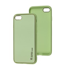 Чохол для iPhone 7 / 8 / SE 20 Leather Xshield pistachio