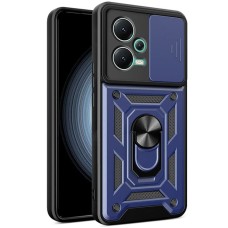 Чохол для Xiaomi Poco X5 / Note 12 5G Serge Ring Armor ударостійкий синій