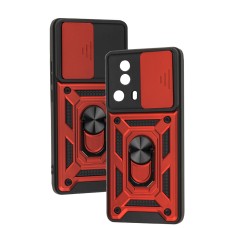 Чохол для Xiaomi 13 Lite Serge Ring Armor ударостійкий червоний