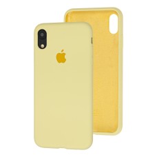 Чохол для iPhone Xr Silicone Full жовтий/mellow yellow