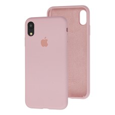 Чохол для iPhone Xr Silicone Full рожевий / pink sand