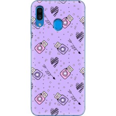 Чохол для Samsung Galaxy A20 / A30 MixCase день закоханих фото фіолетовий