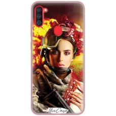 Чохол для Samsung Galaxy A11 / M11 Mixcase дівчина солдат