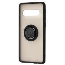 Чохол для Samsung Galaxy S10 (G973) LikGus Edging Ring чорний