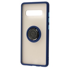 Чохол для Samsung Galaxy S10+ (G975) LikGus Edging Ring синій