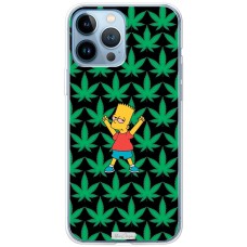 Чохол для iPhone 13 Pro Max MixCase трава листя Сімпсон