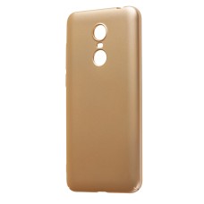 Чохол для Xiaomi Redmi 5 Plus Soft Touch золотистий