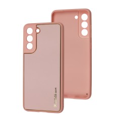 Чохол для Samsung Galaxy S21 FE (G990) Leather Xshield pink