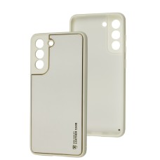 Чохол для Samsung Galaxy S21 FE (G990) Leather Xshield white