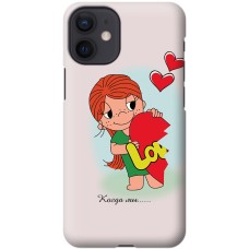 Чехол для iPhone 12 mini Mixcase для влюбленных 16