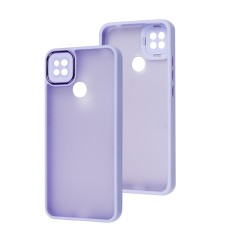 Чохол для Xiaomi Redmi 9C / 10A Luxury Metal Lens бузковий