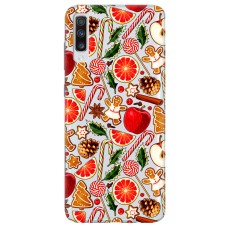 Чохол для Samsung Galaxy A70 (A705) Mixcase Глінтвейн на прозорому