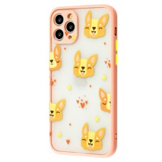 Чохол для iPhone 11 Pro Wave Cartoon lama / peach