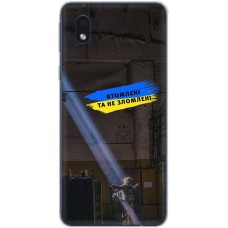 Чохол для Samsung Galaxy A01 Core (A013) MixCase патріотичні втомлені та не зломлені