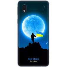 Чохол для Samsung Galaxy A01 Core (A013) MixCase патріотичні воїни на тлі місяця