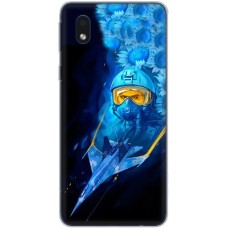 Чохол для Samsung Galaxy A01 Core (A013) MixCase патріотичні ас і соняшники