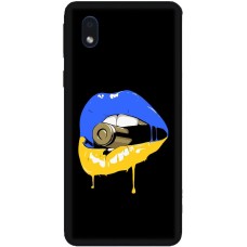 Чохол для Samsung Galaxy A01 Core (A013) MixCase патріотичні пуля губи
