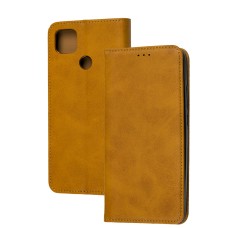 Чохол книжка для Xiaomi Redmi 9C / 10A Black magnet коричневий