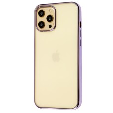 Чохол для iPhone 12 Pro Max Glossy edging бузковий