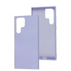 Чохол для Samsung Galaxy S22 Ultra (S908) Wave colorful light purple