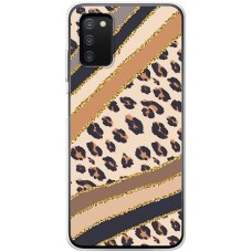 Чохол для Samsung Galaxy A03s (A037) MixCase Леопард палітра