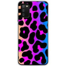 Чохол для Samsung Galaxy A03s (A037) MixCase Леопард неон