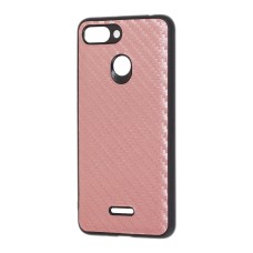 Чохол для Xiaomi Redmi 6 hard carbon рожевий