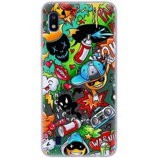 Чохол з аніме для Samsung Galaxy A10 (A105) Mixcase мультяшний мікс