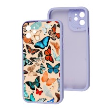 Чохол для iPhone 12 MixCase LikGus метелики фарбами