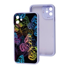 Чохол для iPhone 12 MixCase LikGus метелики неонові