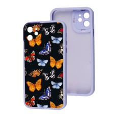 Чохол для iPhone 12 MixCase LikGus метелики фарбами mix