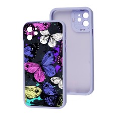 Чохол для iPhone 12 MixCase LikGus метелики кольоровий мікс