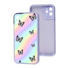 Чохол для iPhone 12 MixCase LikGus метелики райдужні веселі