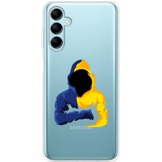 Чохол для Samsung Galaxy M14 (M146) MixCase патріотичні синьо-жовті кольори