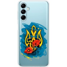 Чохол для Samsung Galaxy M14 (M146) MixCase патріотичні герб із маками