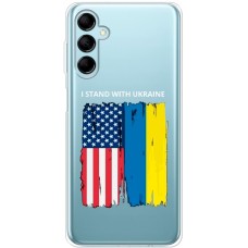 Чохол для Samsung Galaxy M14 (M146) MixCase патріотичні прапори