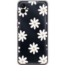 Чохол для Samsung Galaxy A04e (A042) Mixcase квіти патерн ромашок
